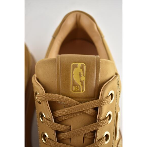 Louis Vuitton LV x NBA Abbesses Derby Beige Suede Lace Up Sneaker UK 9 US 10 11 - Picture 12 of 16